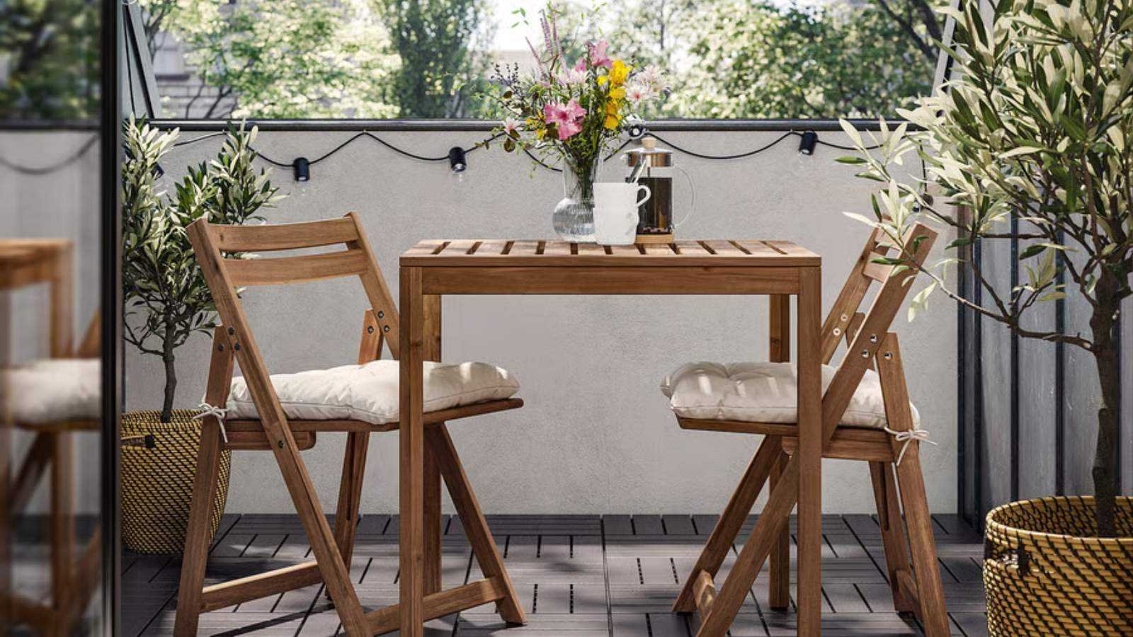 IKEA’s New Bistro Set Is Perfect for Small Balconies – It’s a Timeless 5 Star Buy and Under $250