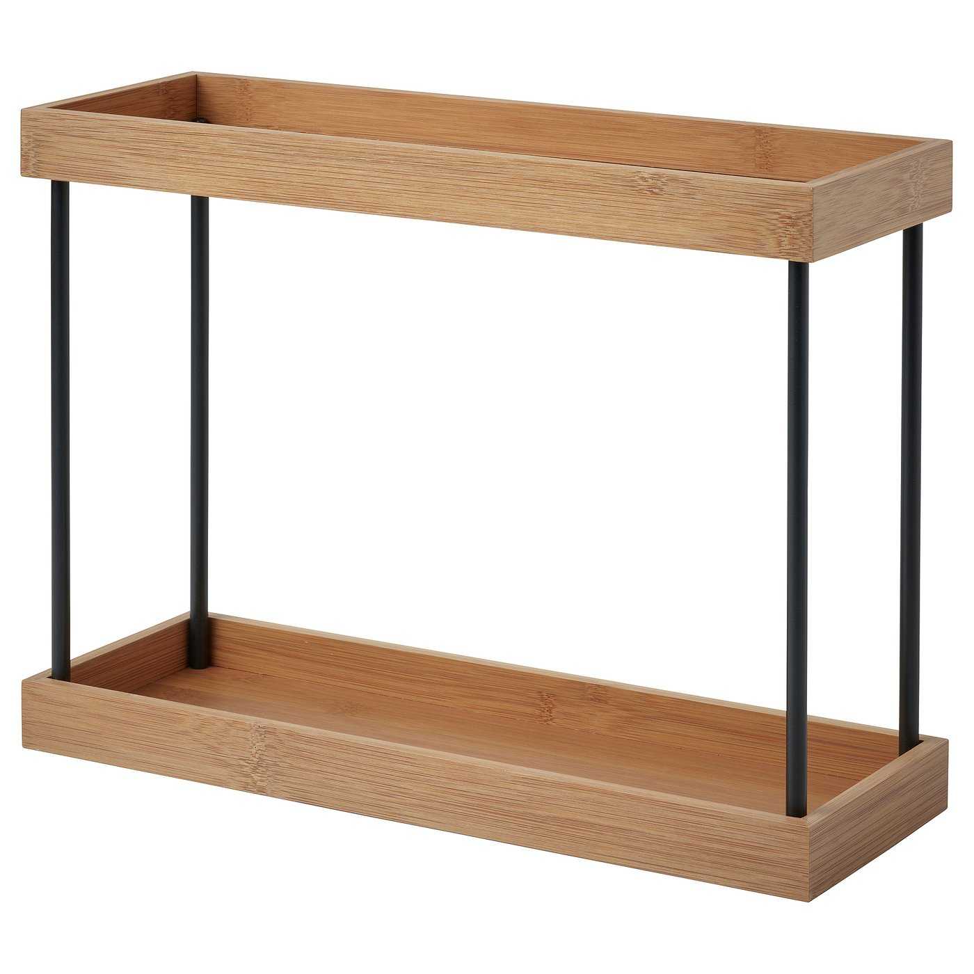 N&Aring;lblecka Kitchen Countertop Organizer - Metal/bamboo 15x5 1/8x11 "