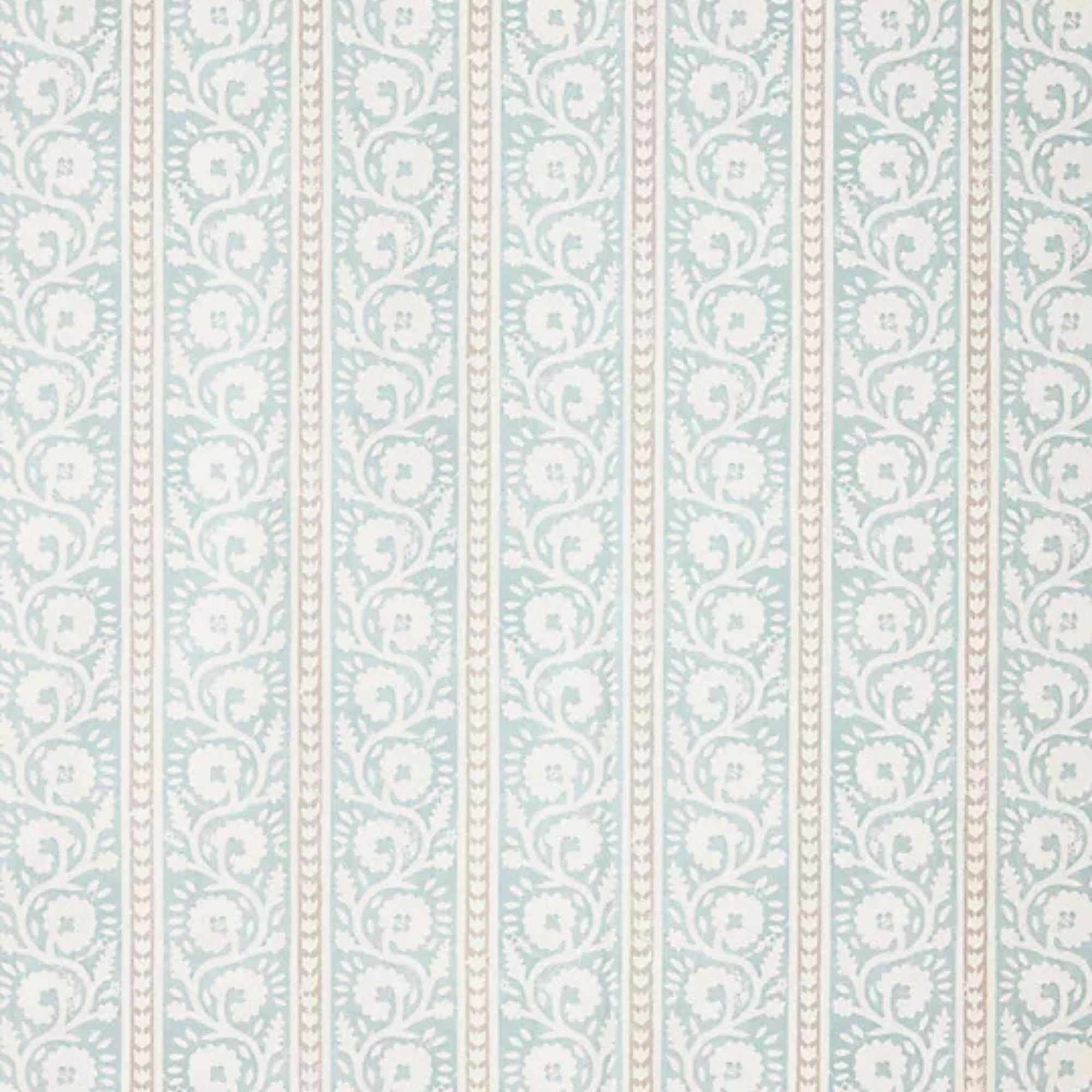 Bibury Striped Floral Wallpaper