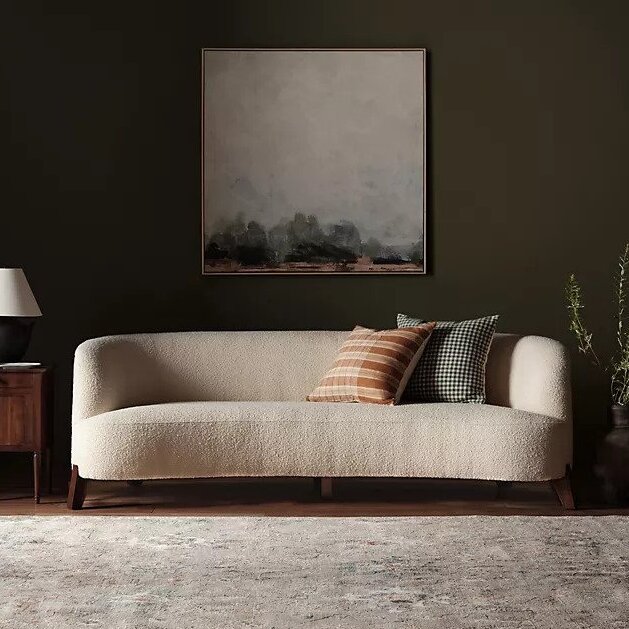 Amber Lewis for Anthropologie Boucl&eacute; Sofa