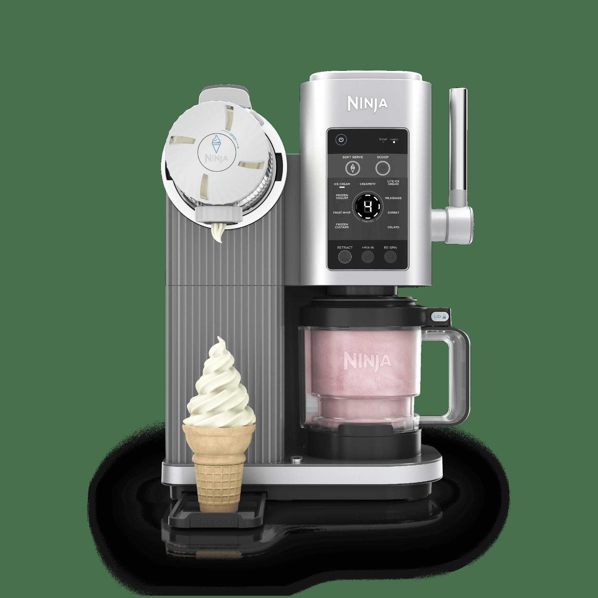 Ninja Creami Scoop &amp; Swirl Soft Serve Ice Cream Machine