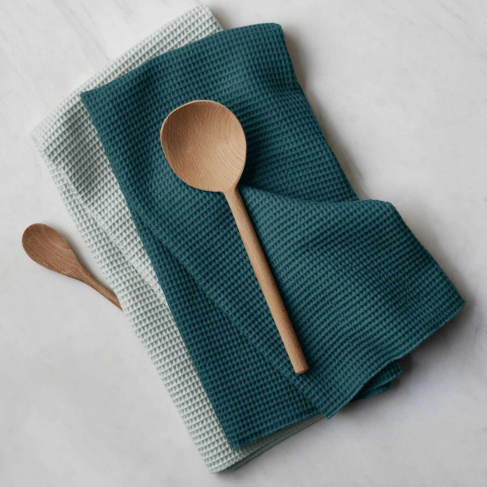 Essential Waffle Kitchen Towels, Set of 2