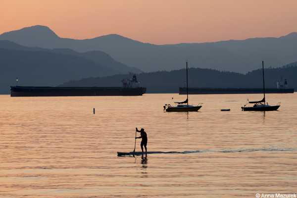 Vancouver top 5: Sunset at Kitsilano Beach