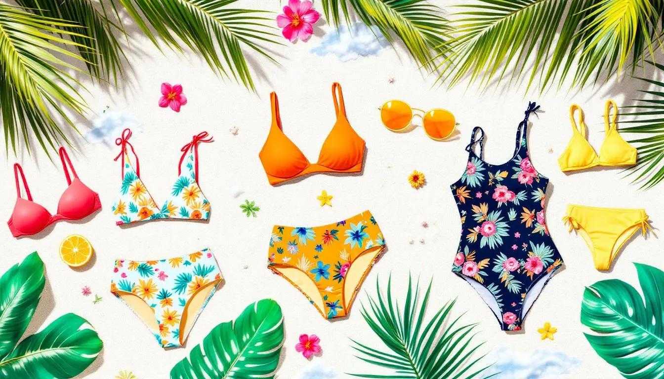 Customer favorites and reviews of swimwear pieces.