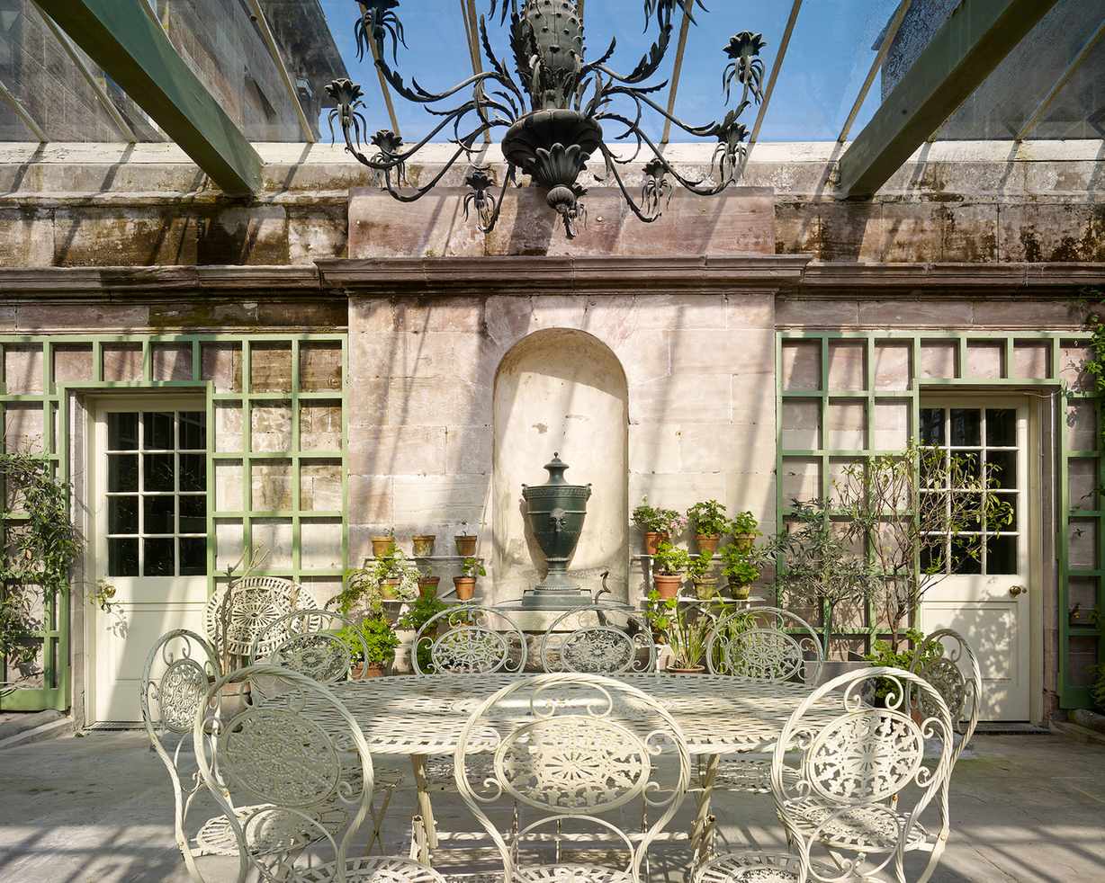 Trellis ideas with colored trellis panels