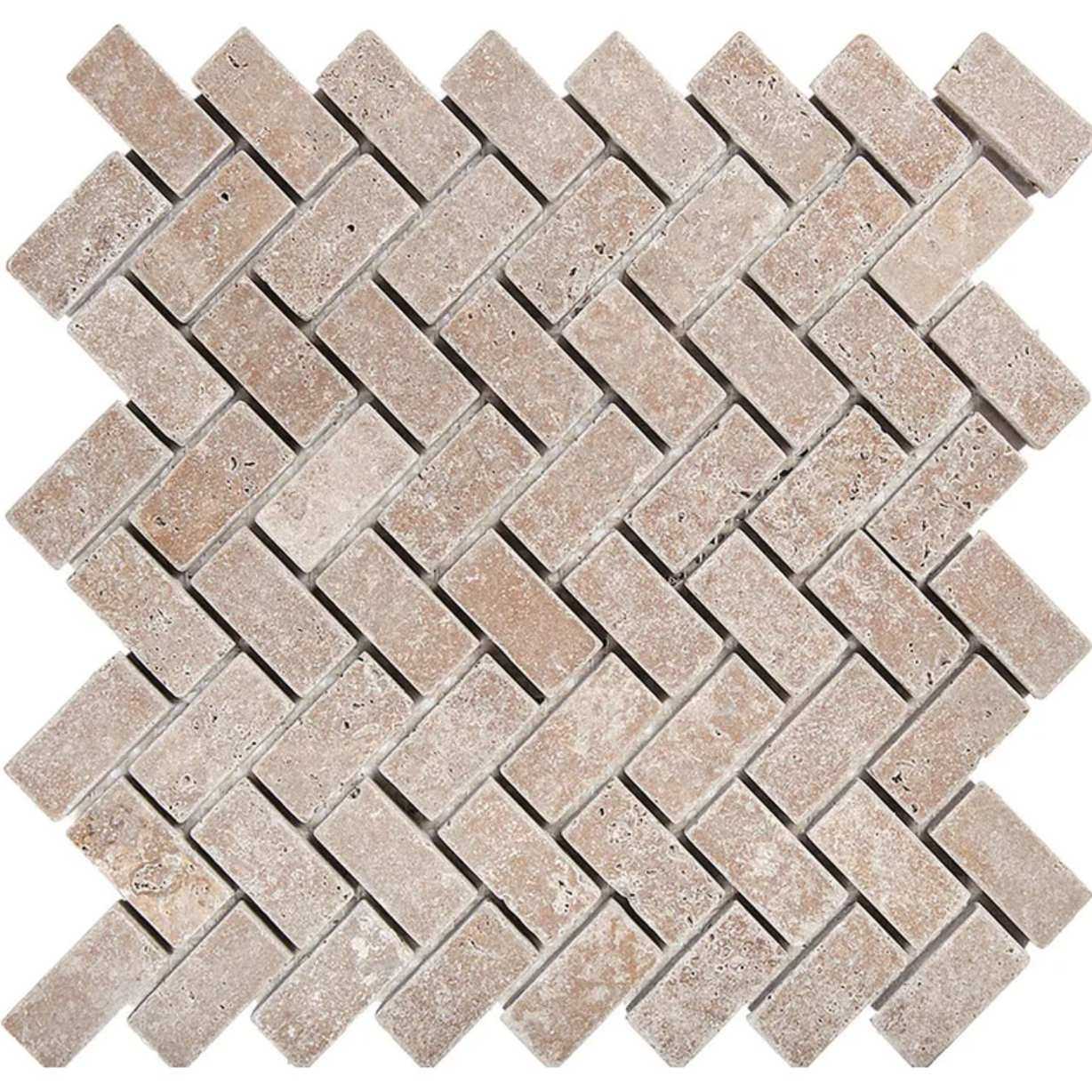 wayfair tumbled herringbone tiles