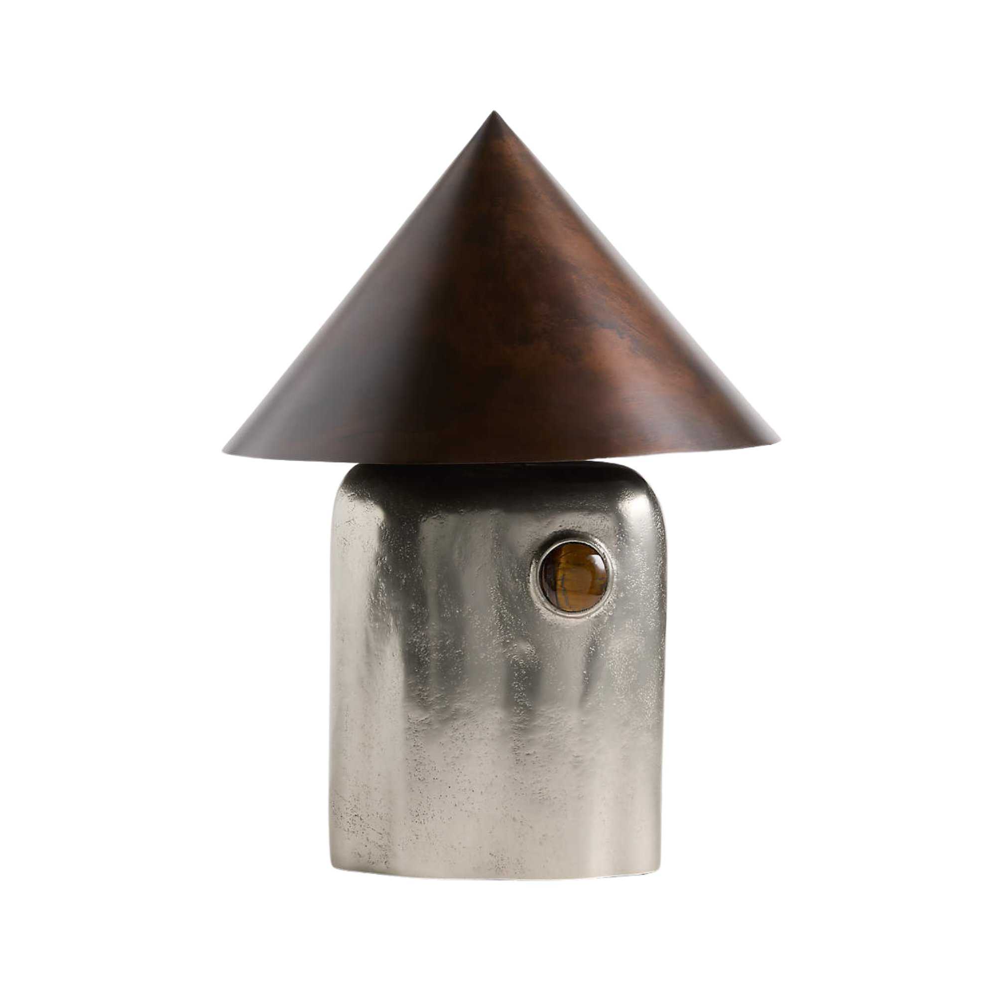 a cone shaped lamp