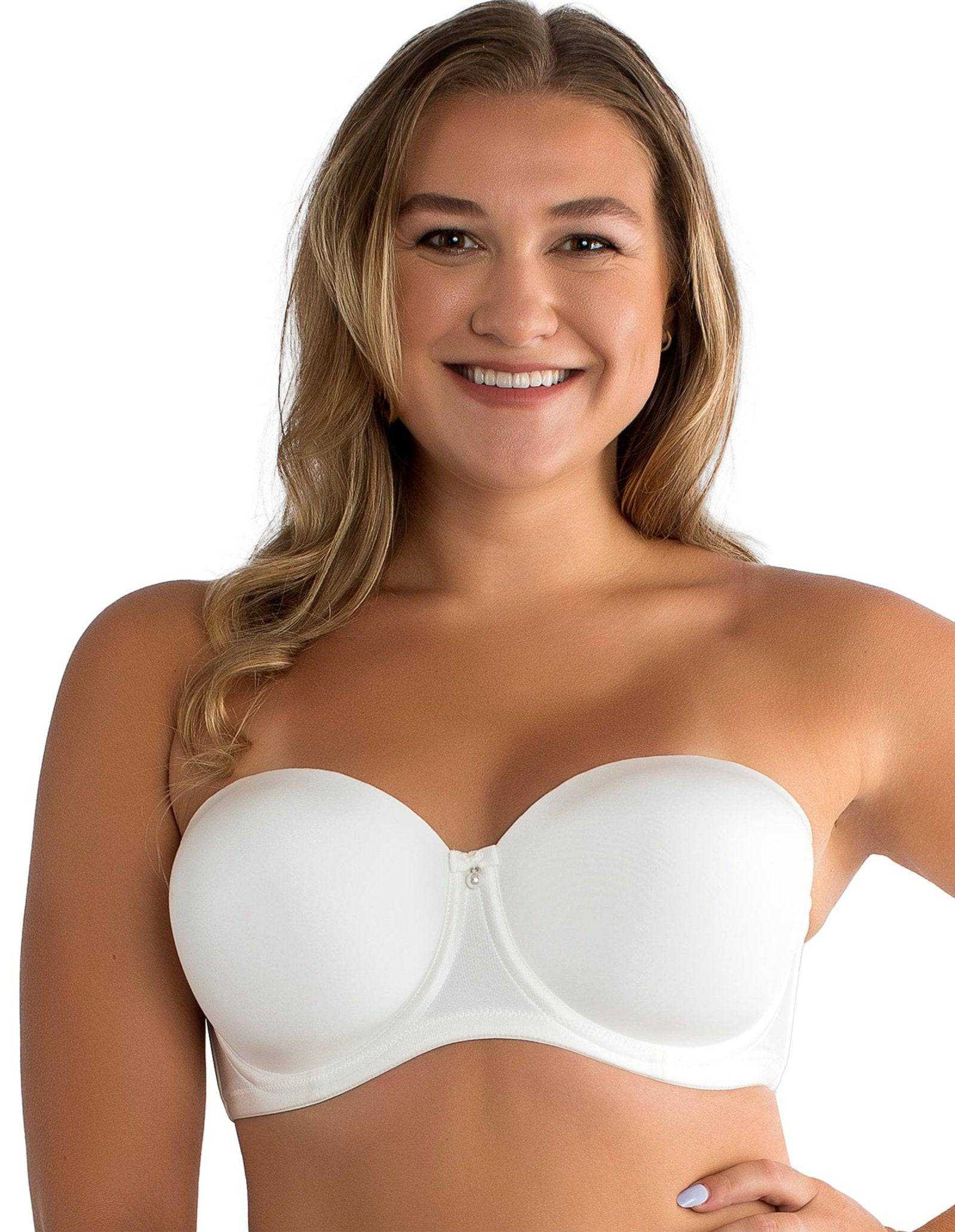 full-coverage strapless bra