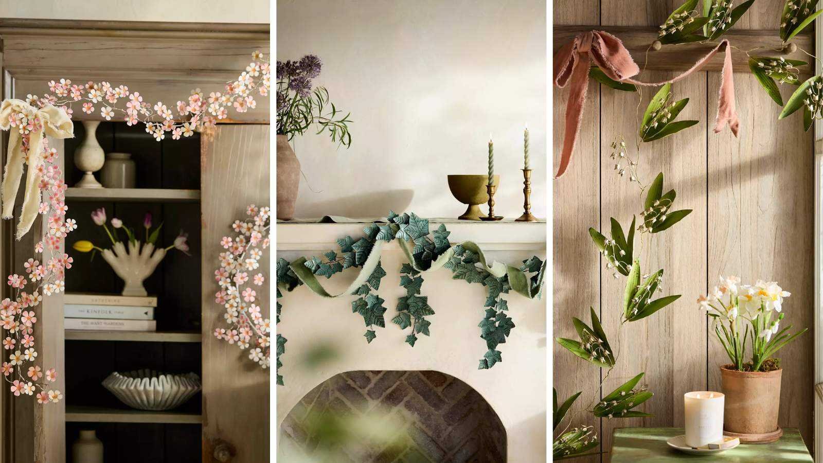 20 Charming Spring Garlands That Prove This Festive Detail Isn't Just Reserved for the Holiday Season