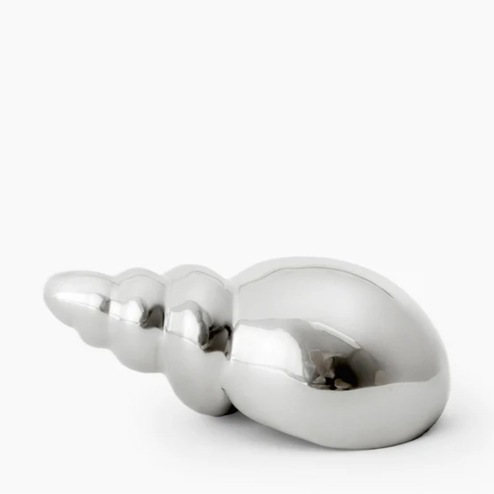 mcgee &amp; co silver shell ornament