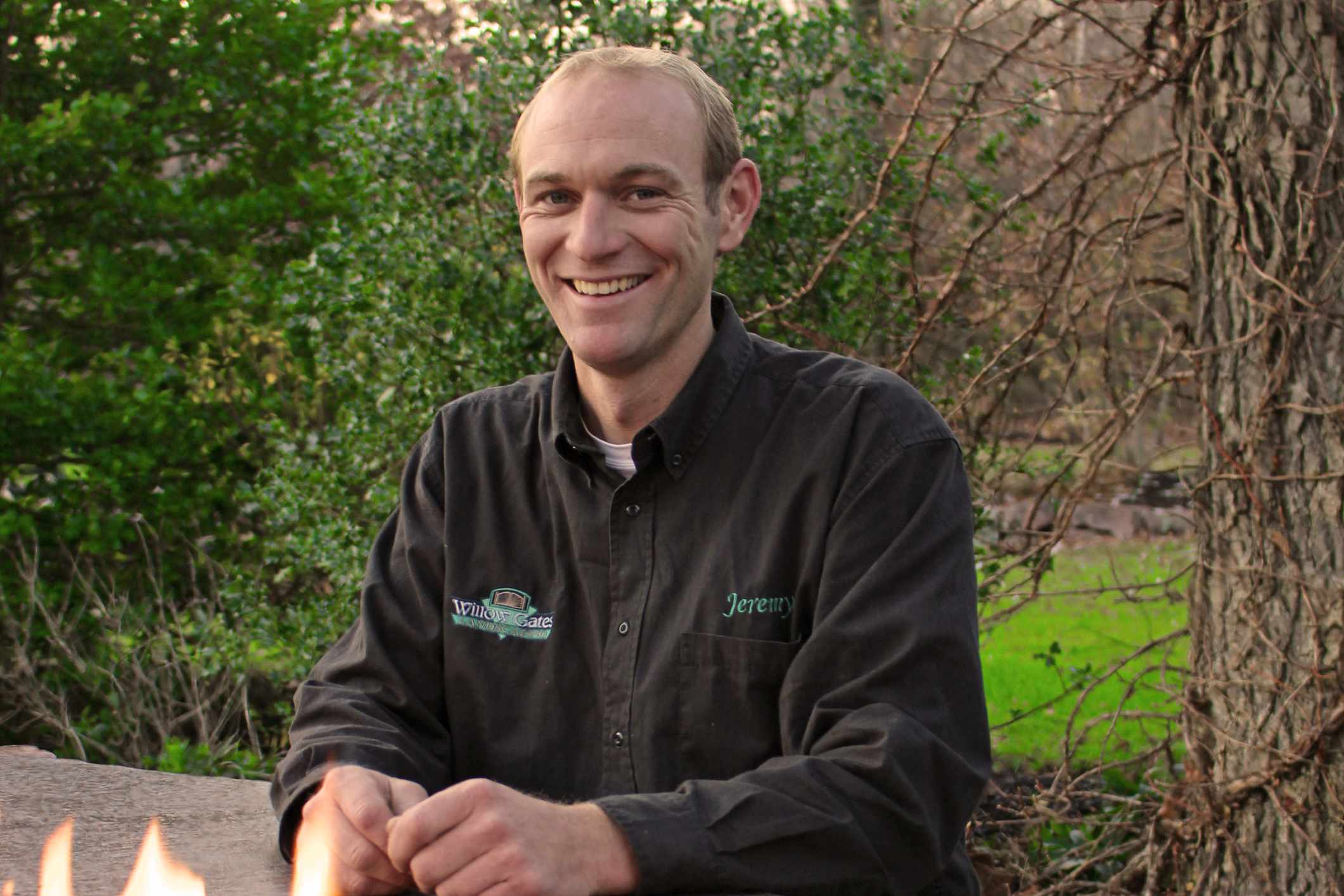 A headshot of landscaping expert Jeremy Martin