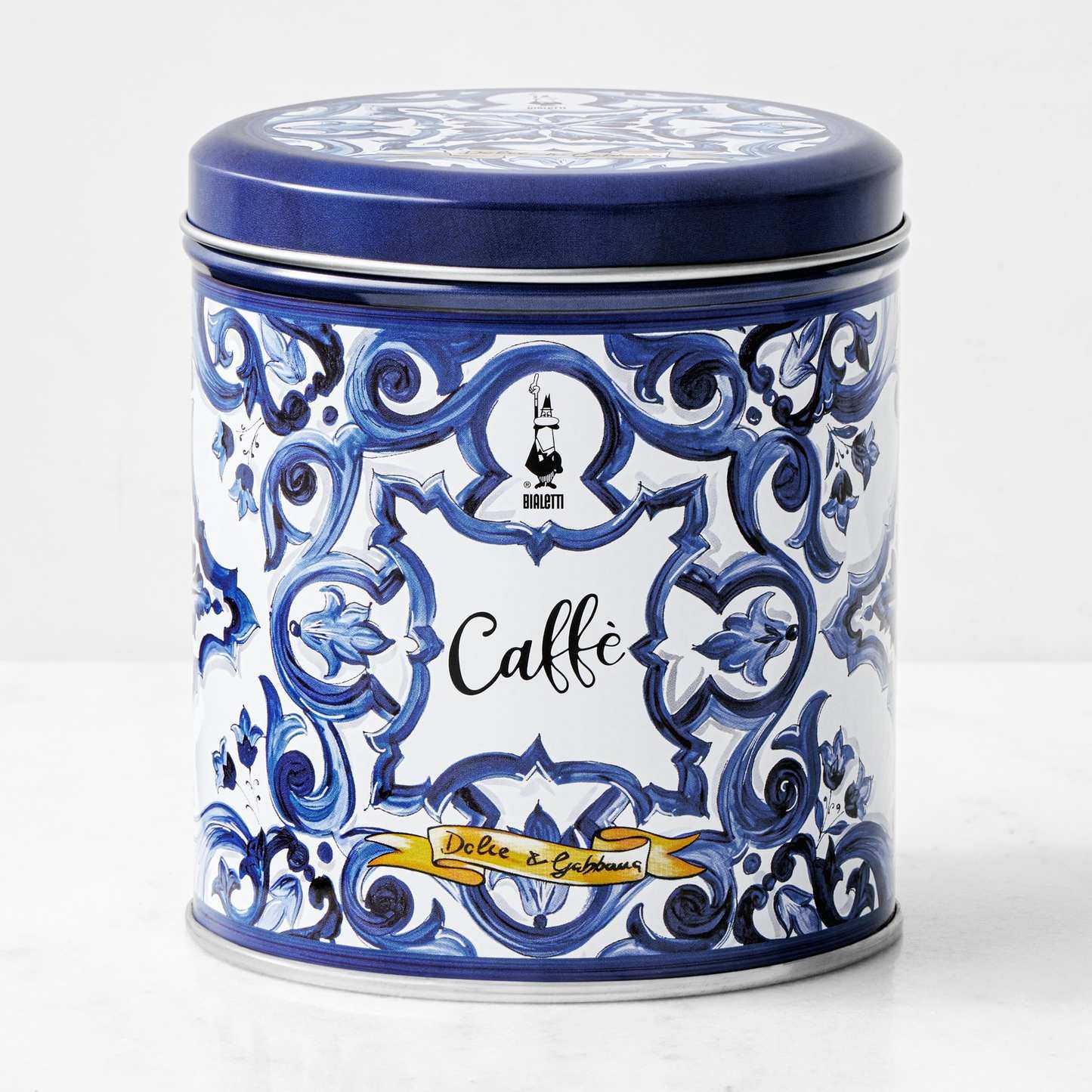 Bialetti Dolce &amp; Gabbana Blu Mediterraneo Coffee Gift Tin