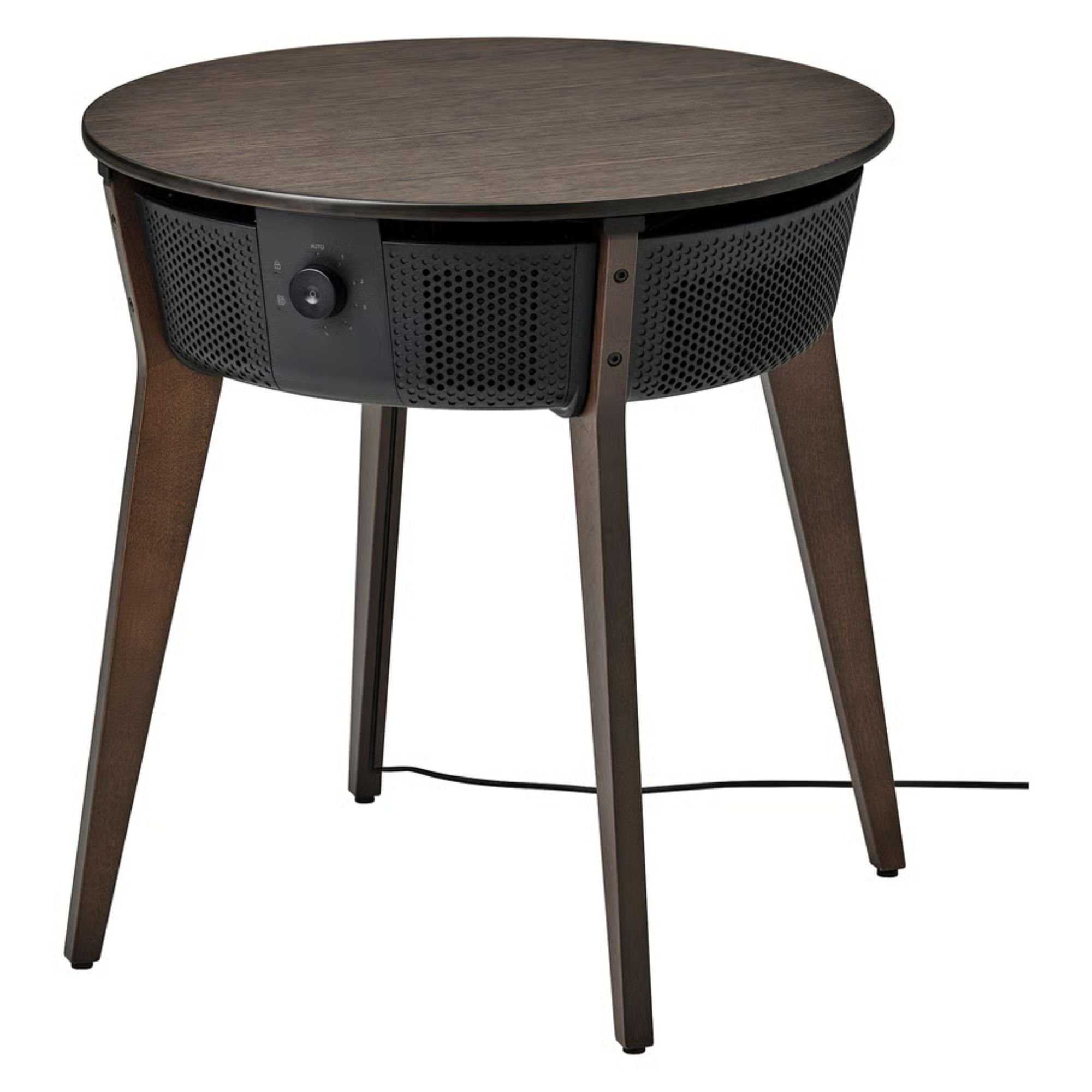 IKEA STARKVIND air purifying table against white background.