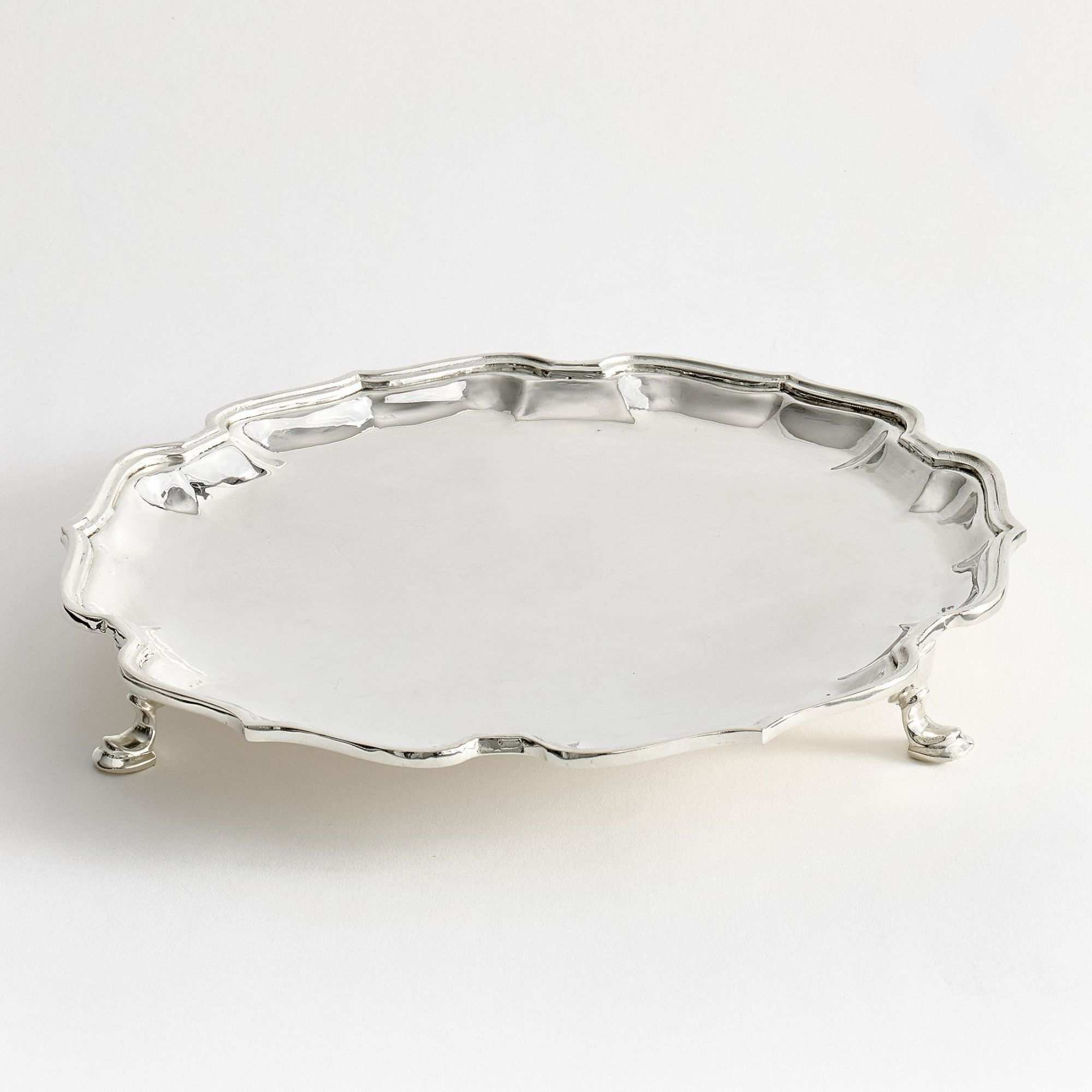 LoveShackFancy Silver Footed Serving Tray