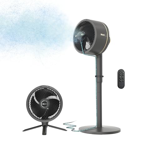 Shark Flexbreeze Fan - Indoor &amp; Outdoor Oscillating Fan, Pedestal &amp; Tabletop, Corded &amp; Cordless Portable Fan With Outdoor Instacool Misting Attachment - Fa222