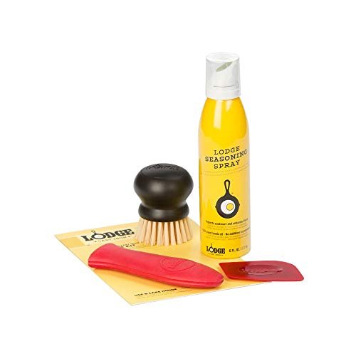 Lodge Seasoned Cast Iron Care Kit 5-Piece Set, One Size, Assorted