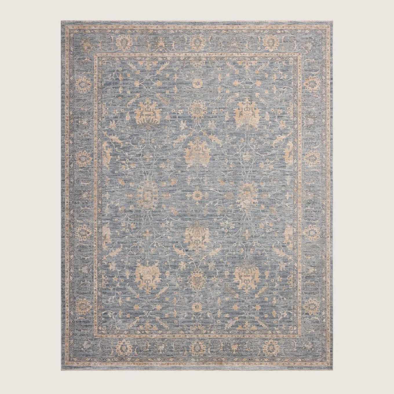 Freya Rug - Blue / Natural 11&amp;apos; 6" X 15&amp;apos; 6"