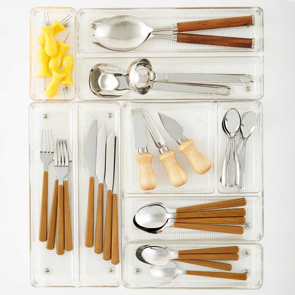 Idesign Linus Shallow Drawer Organizers