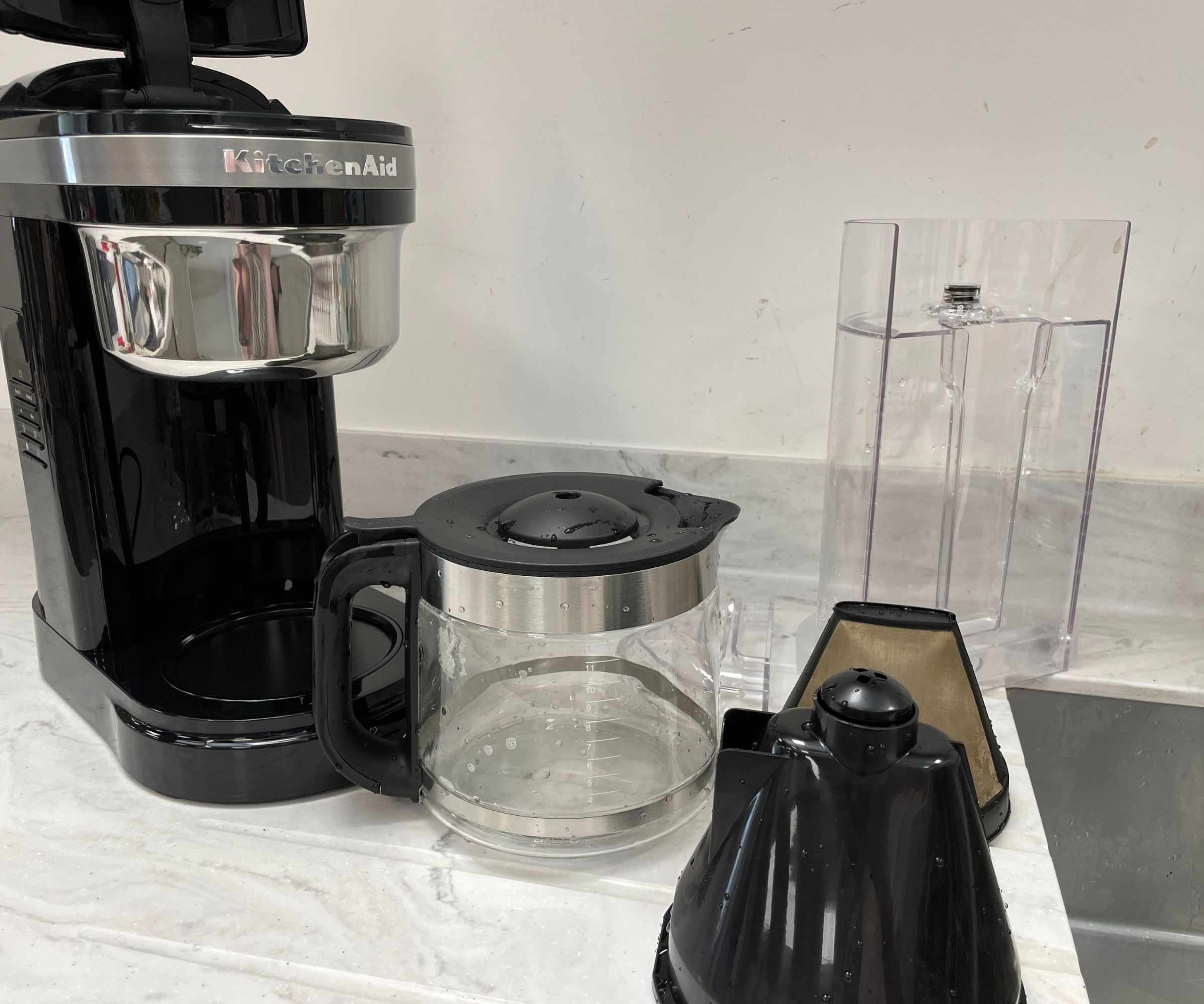KitchenAid Drip Coffee Maker drying up after being washed