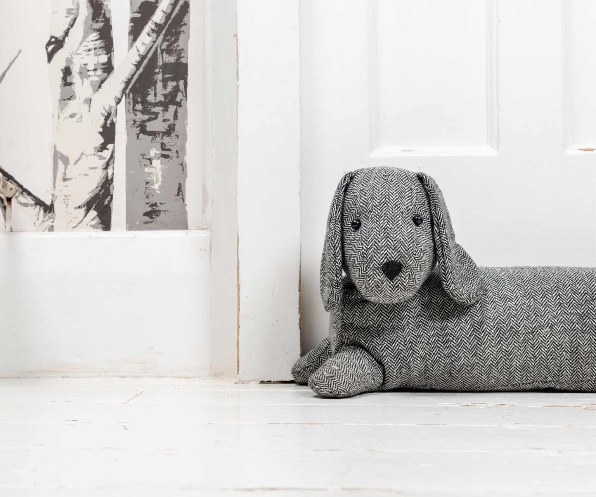 Draft excluder as a dog