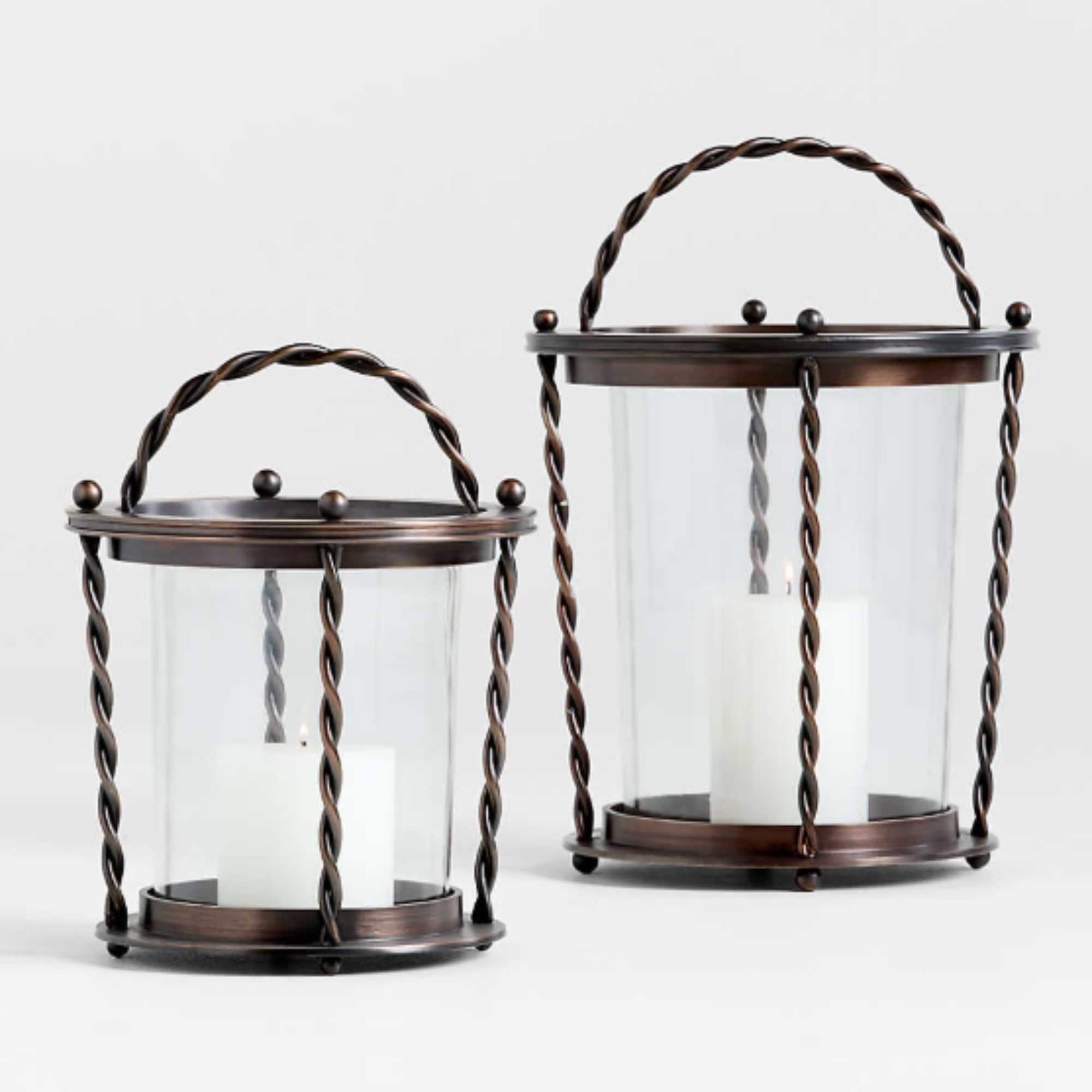 Langdon Burnished Bronze Indoor/Outdoor Lantern 16" by Jake Arnold
