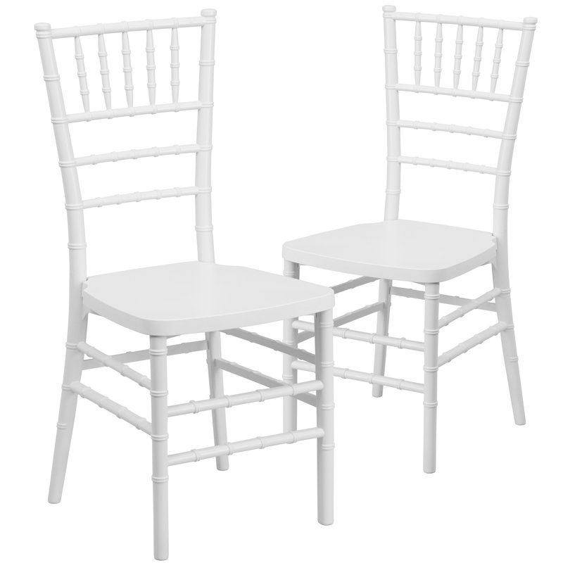 Flash Furniture Emma Premium Series Resin Stacking Chiavari Chair &amp; Reviews | Wayfair