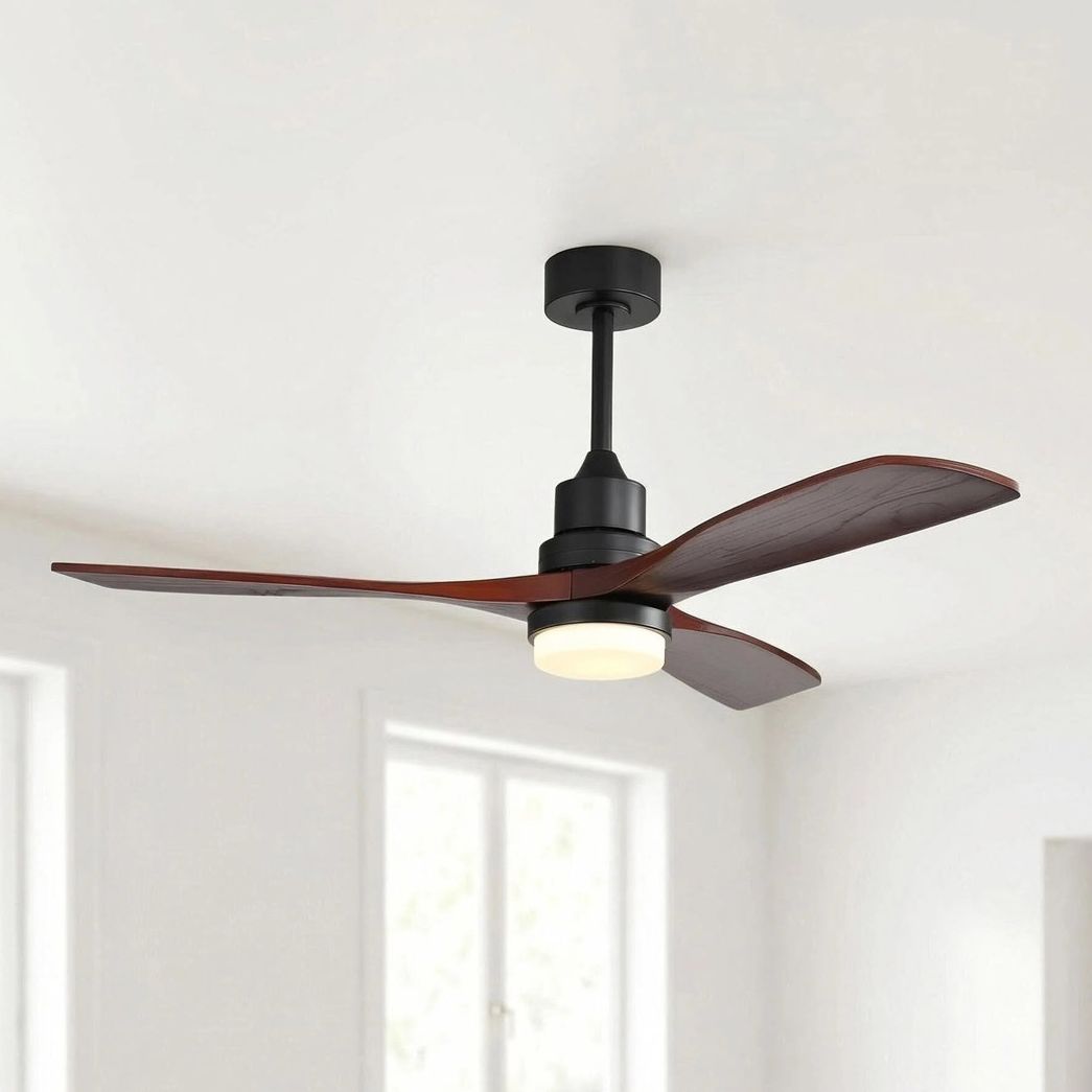 George Oliver Nicola 52'' 3 - Blade Modern Ceiling Fan With Remote Control and Light Kit &amp; Reviews | Wayfair