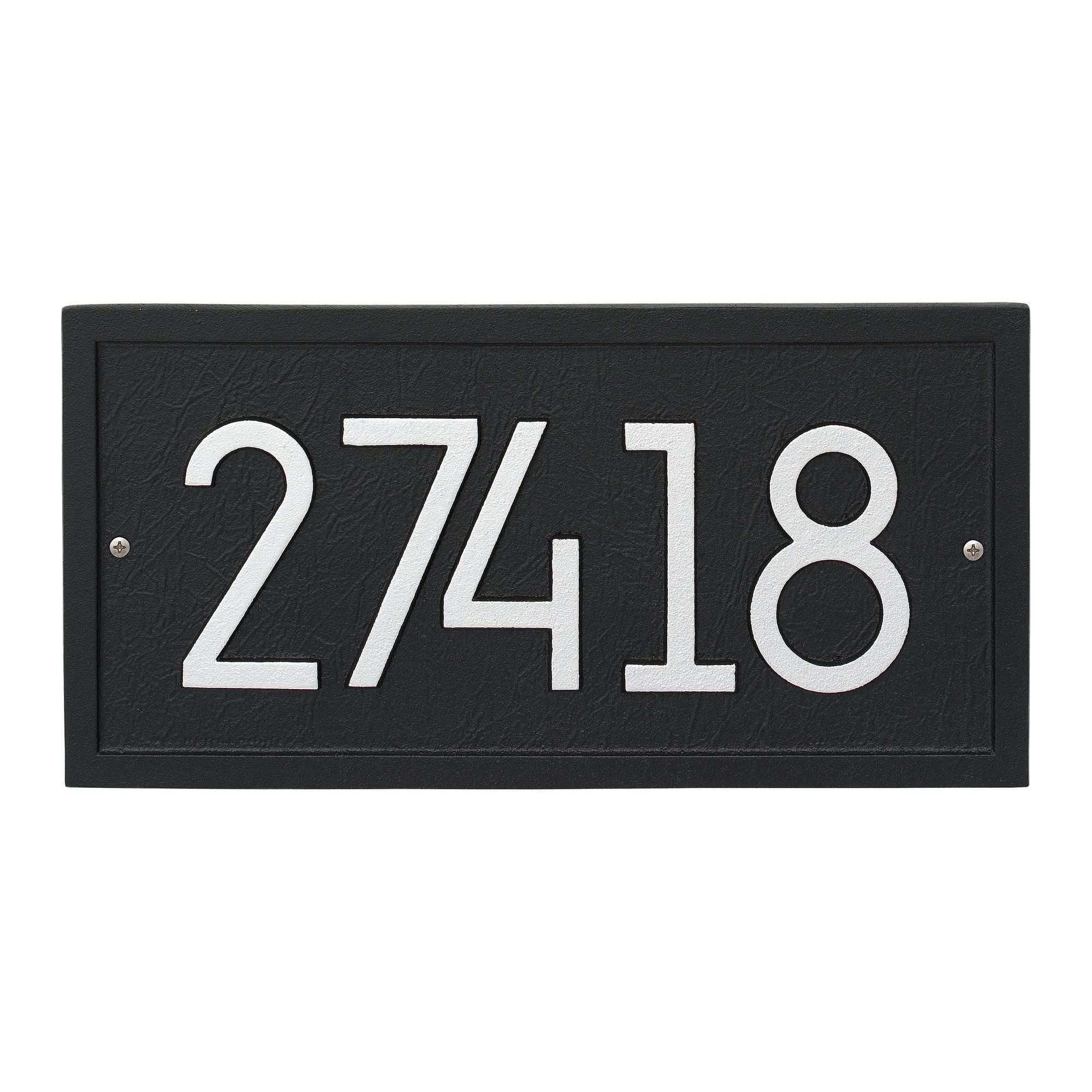 Rectangle Modern Wall Address Plaques