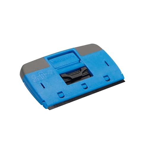 Unger Professional Compact 4&rdquo; Window &amp; Glass Scraper &ndash; Reversible Razor Blade Scraper Tool, Retractable Safety Guard, Residue, Stickers, Glue &amp; Paint Scraper for Smooth Surfaces
