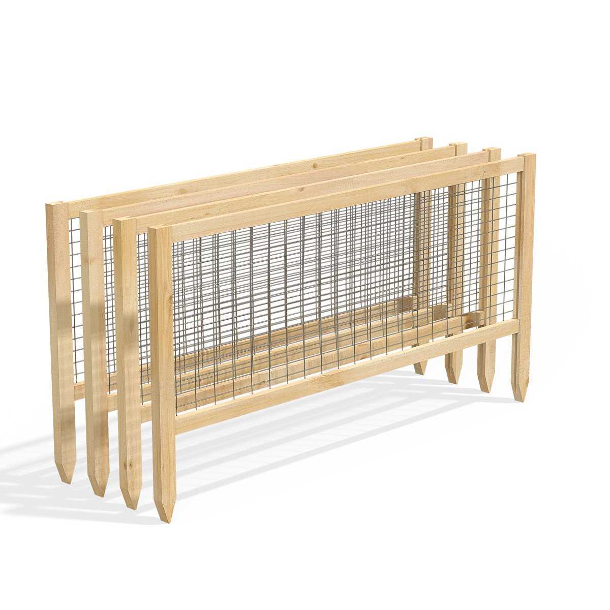 Greenes Fence 2 Ft. H X 4 Ft. W Critter Guard Garden Wood Fence Panel &amp; Reviews | Wayfair