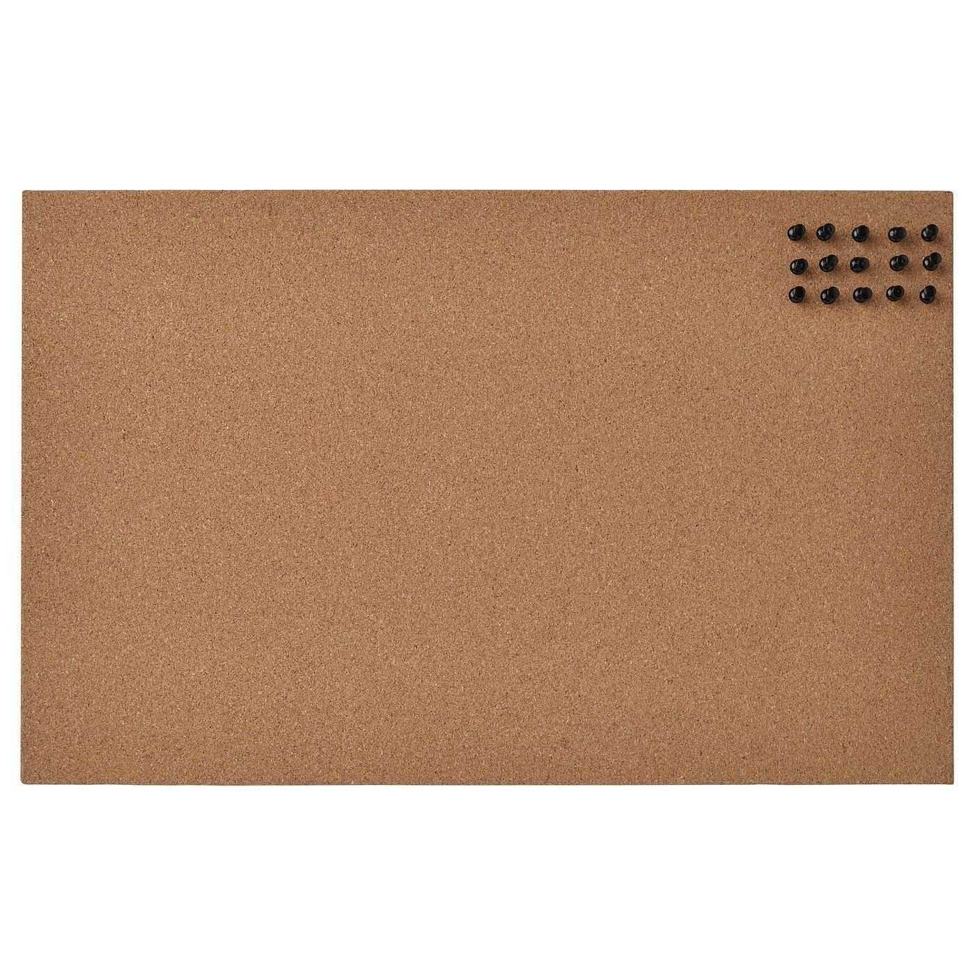 Fl&Ouml;nsa Memo Board With Pins - Cork 20 &frac12;x13 "