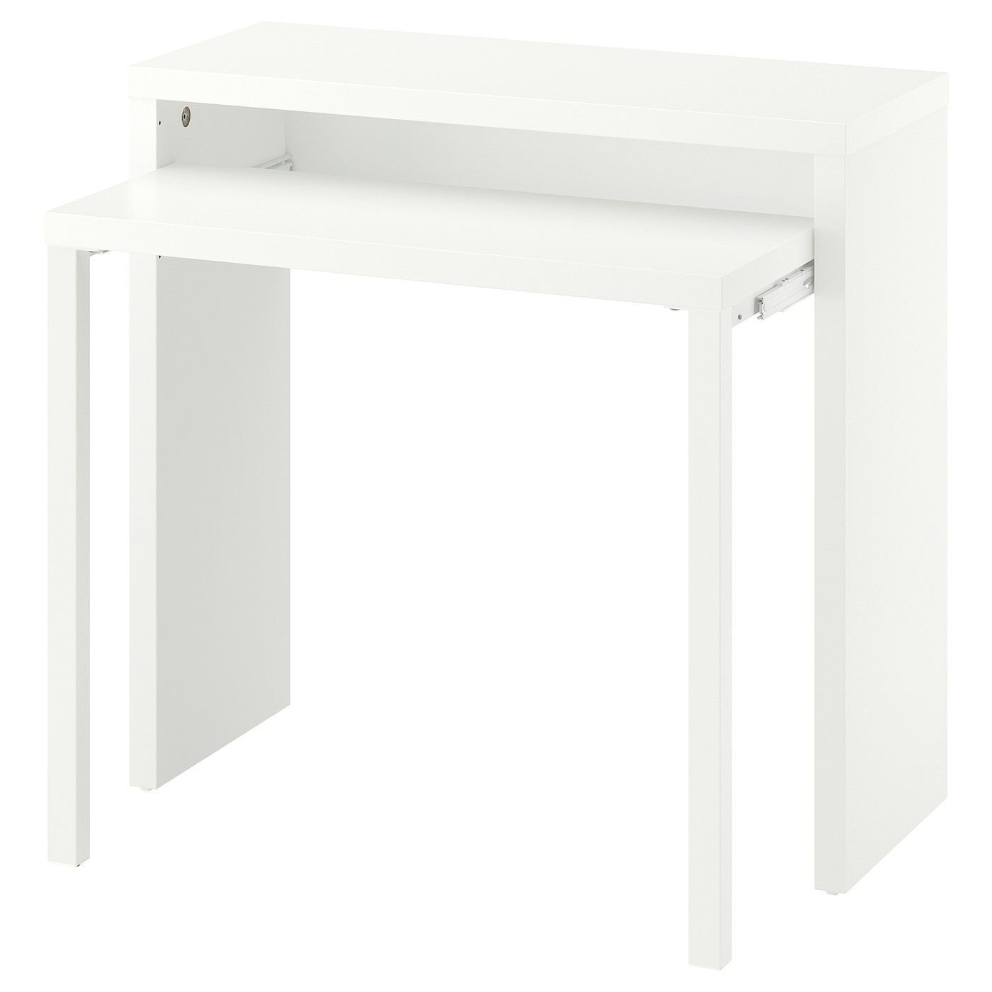 L&Auml;ngdhopp Pull-Out Desk - White 35 3/8x15 3/8/28 "