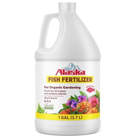 Alaska Fish Fertilizer 5-1-1 Plant Food, 1 Gal