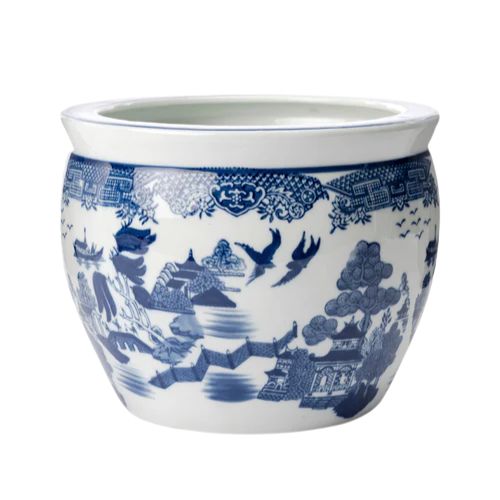 McGee &amp; Co., Chinoiserie Blue &amp; White Planter