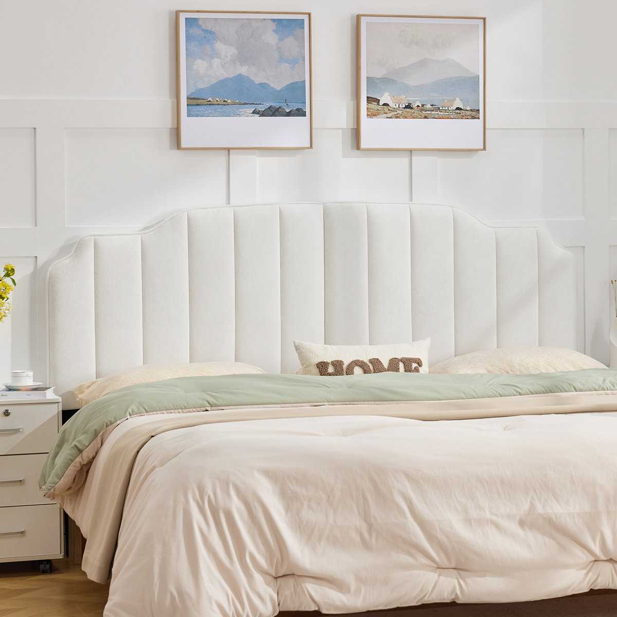 Winston Porter Vertical Channel Tufting Upholstered Headboard Adjustable Height &amp; Width Bed Head Board &amp; Reviews | Wayfair