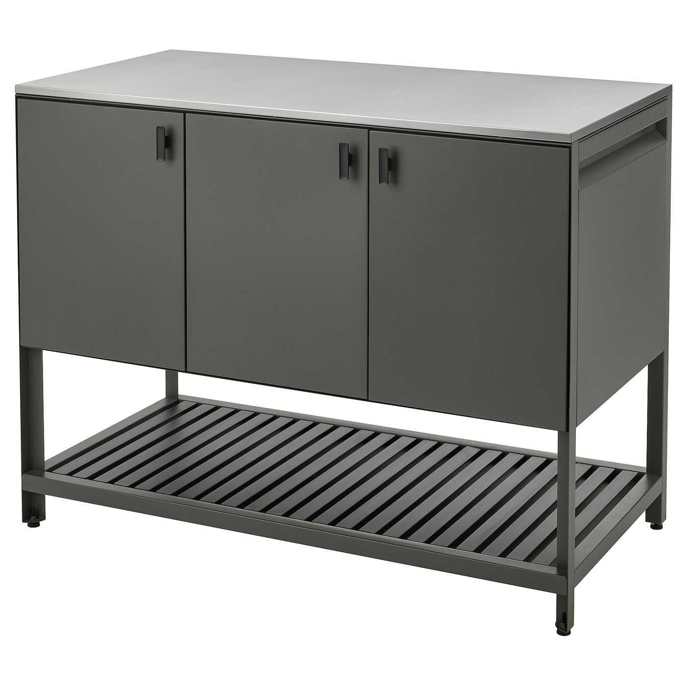 B&Aring;tsk&Auml;r Closed Kitchen Unit - Outdoor/dark Gray 47 1/4x23 5/8 "