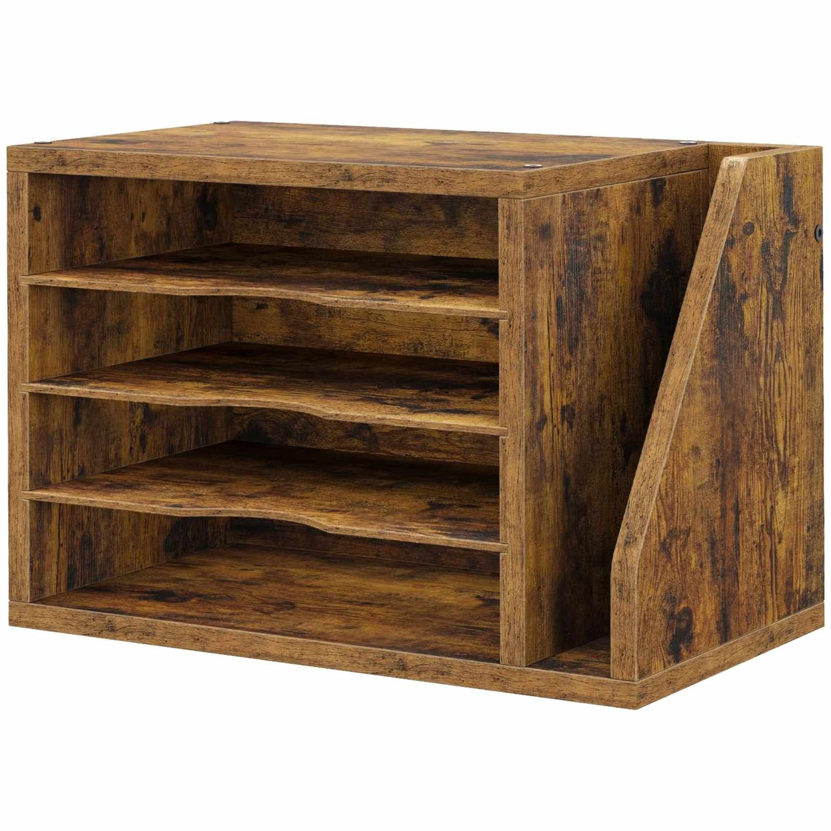 Wooden desk organizer