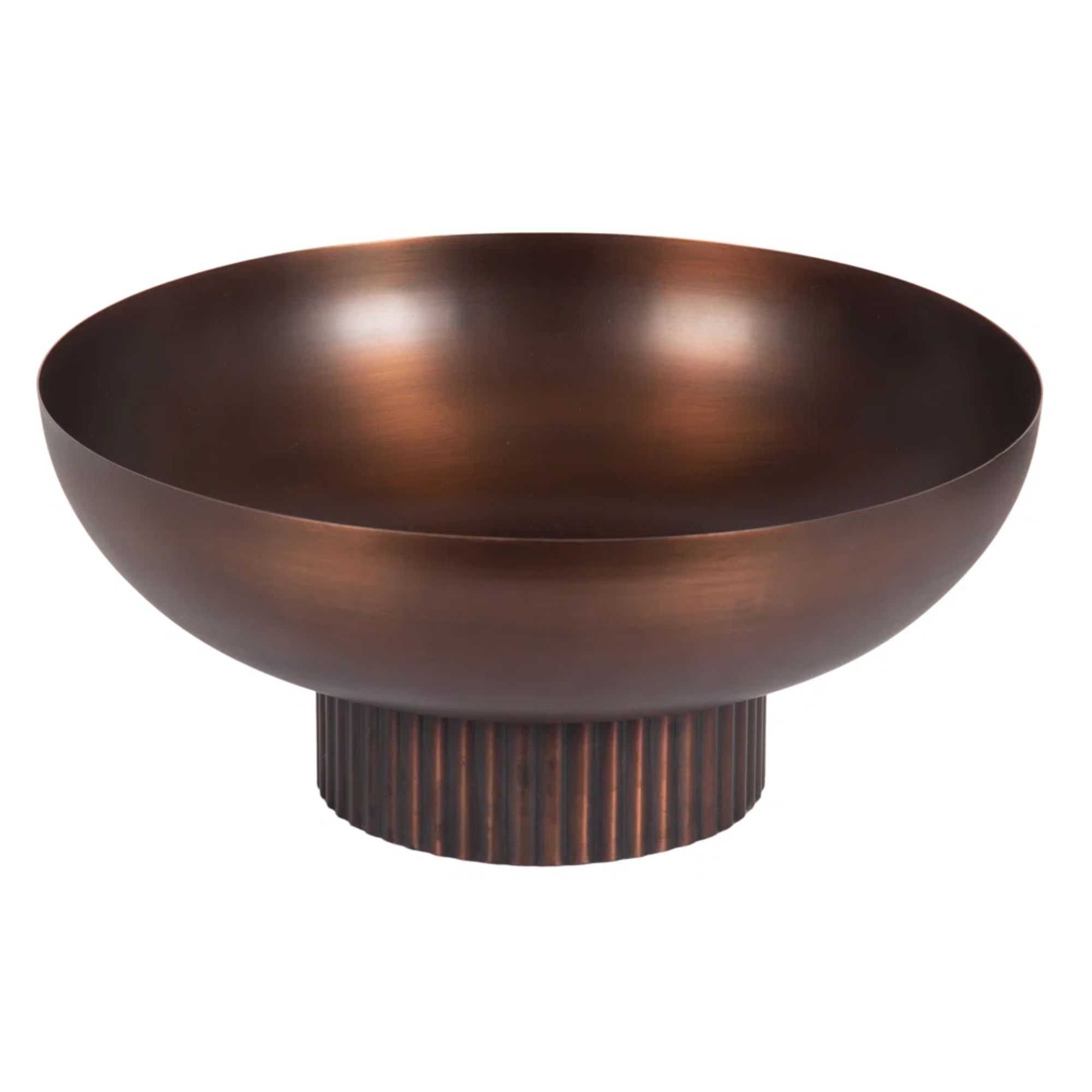 Bronze metal bowl